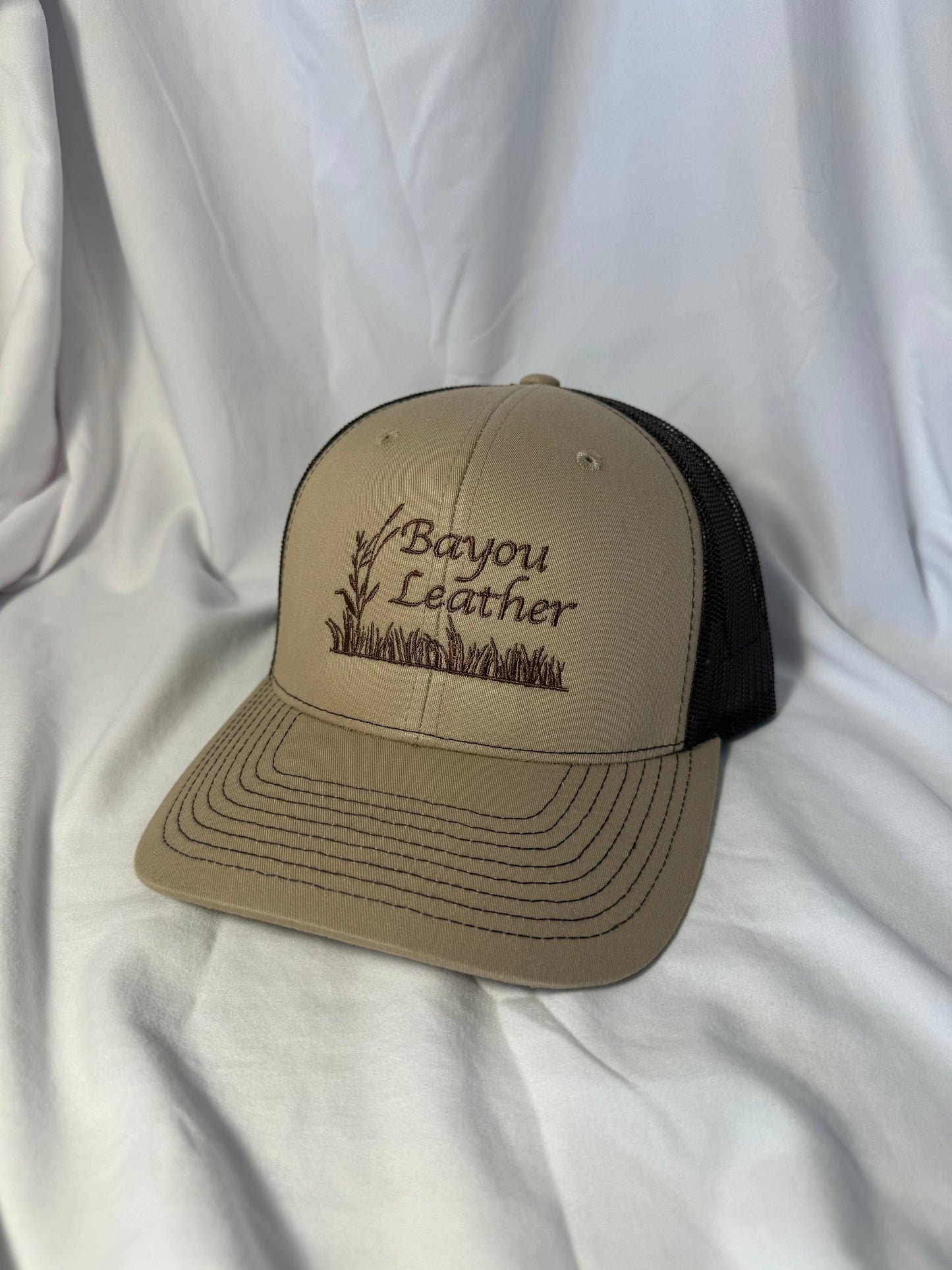 Bayou Leather Trucker Hat