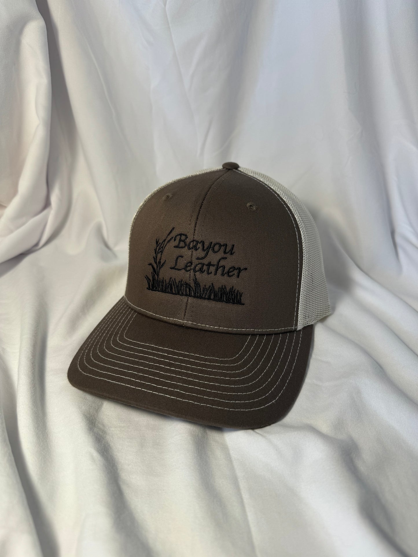 Bayou Leather Trucker Hat