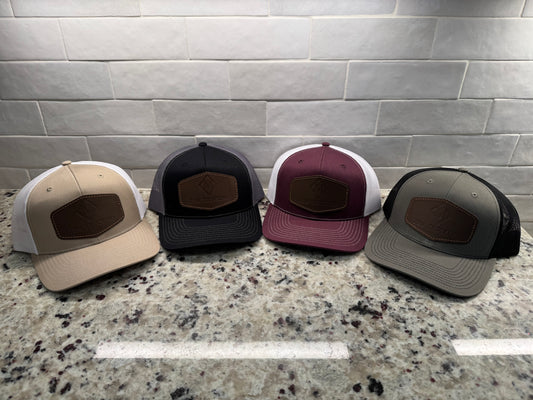 Custom  Bulk Leather Patch Hat